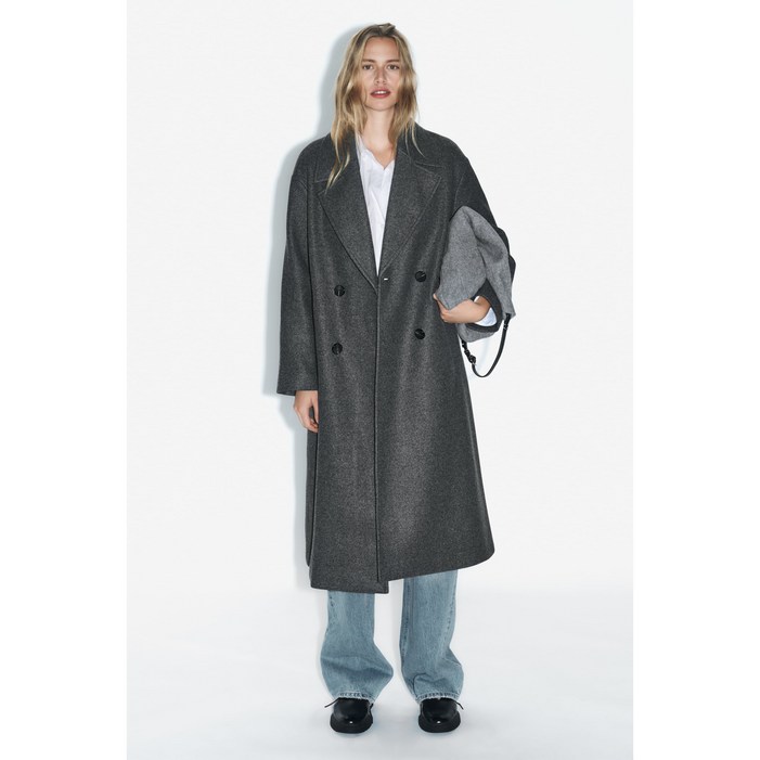 ZARA 자라 소프트 오버핏 롱코트