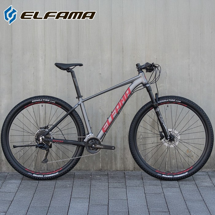 엘파마 벤토르 V4  입문용 MTB 자전거, 1개, 1051cm, 스모크그레이  S 27.5인치