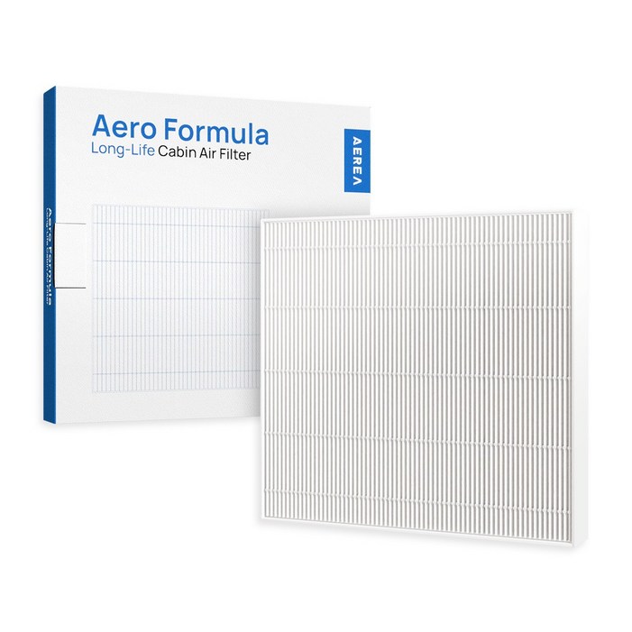 에리아 에어로포뮬러 2년 사용 가능한 괴물 성능 자동차 차량용 에어컨 히터 필터, CA 006, 1개