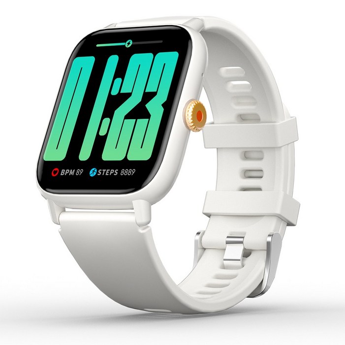 WAPIK 블루투스 통화 스마트워치 Z8 한글판 GPS, 화이트, 4.8cm, GPS  블루투스