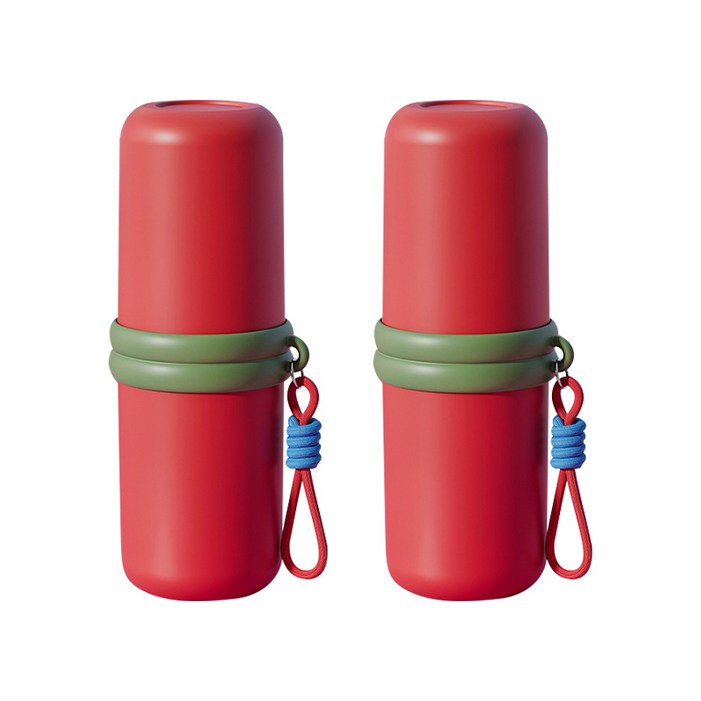 더자카 브라이트 컬러 휴대용 칫솔 케이스