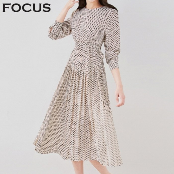 나염스트링플리츠원피스VFI3F1OP3021