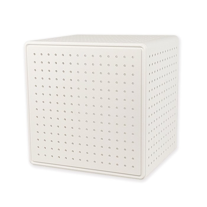 홀로 타공박스 셋톱박스 정리함, 단일색상, 1개