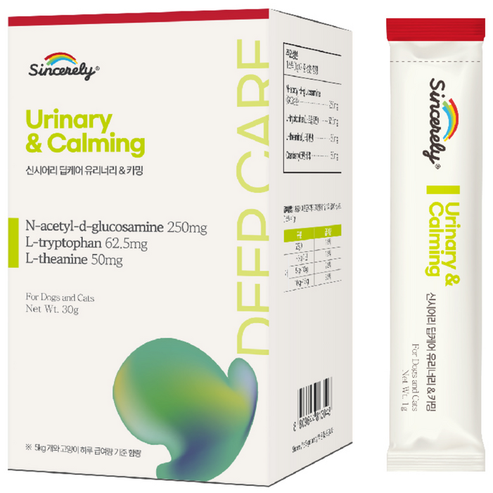 신시어리 반려동물 딥케어 영양제, 유리너리스트레스, 1개