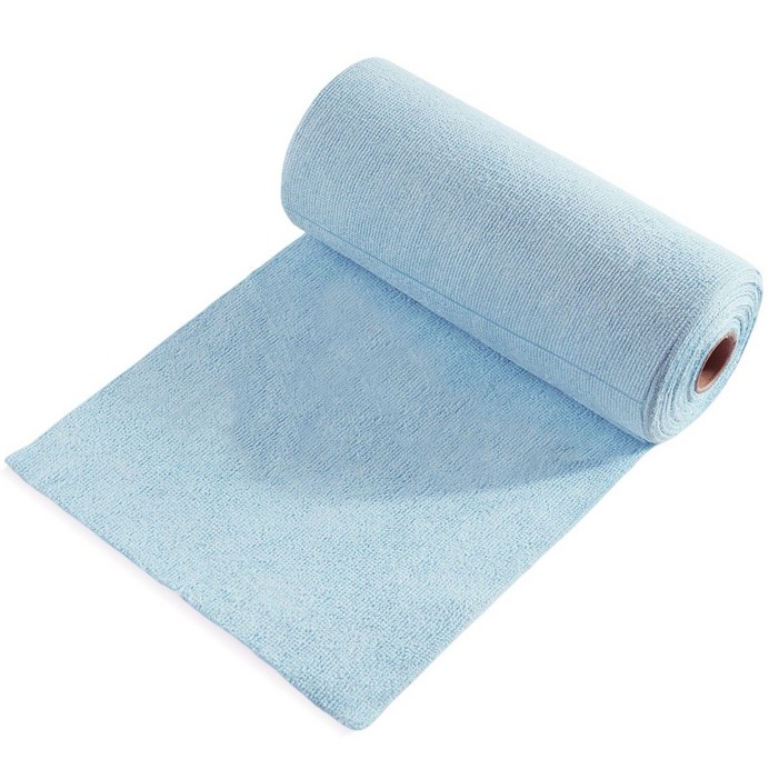 주방 극세사 행주 50매 세트 다용도 청소 타월 걸레주방 타올 25x25cm 대용량, 1개, 블루