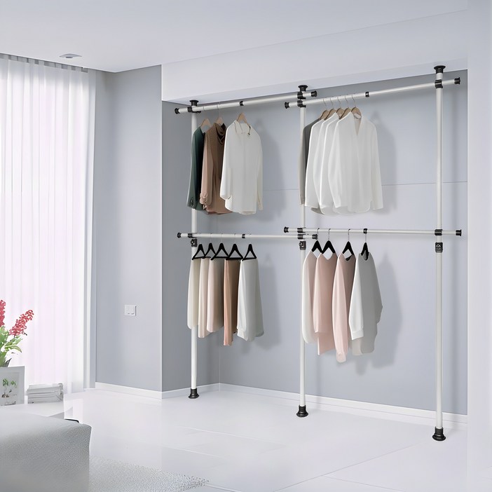 가화홈시스 기본형 4단 옷걸이 행거 NLB3400