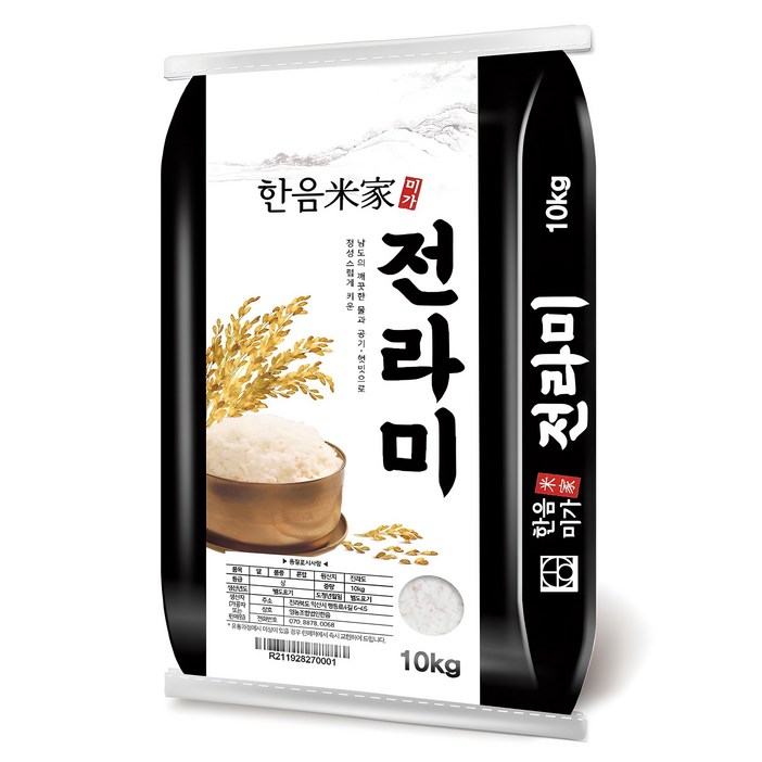 한음미가 전라미 쌀, 상등급, 10kg, 1개