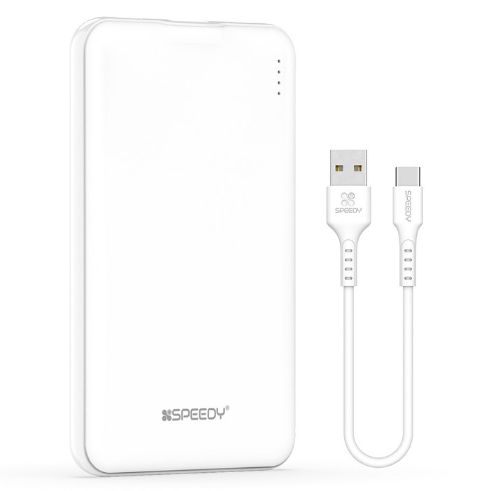SPEEDY 슬림핏 보조배터리 5000mAh + C타입 케이블