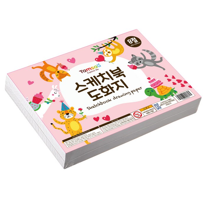 탐사 스케치북 도화지 130g 8절, 250매 탐사 스케치북 도화지 130g 8절, 250매
