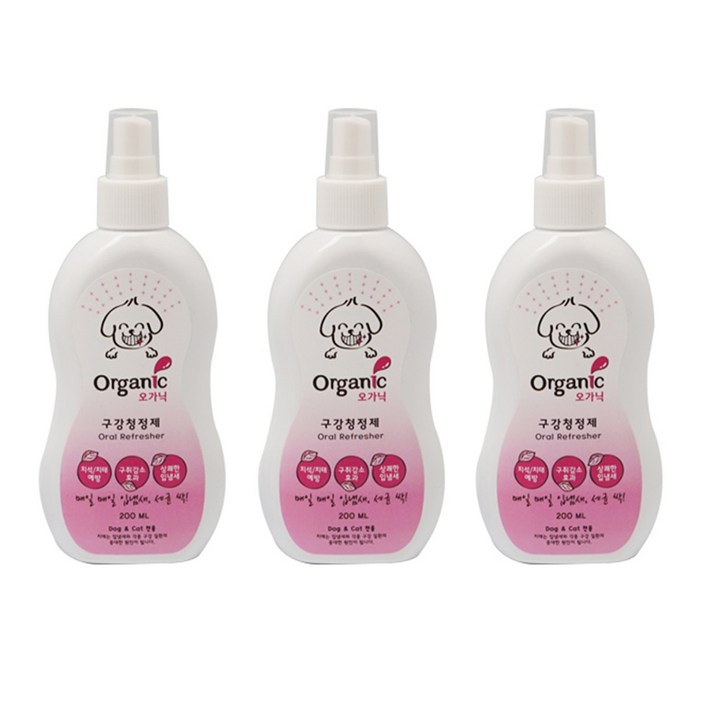 인터펫코리아 오가닉 애견용 구강청결제