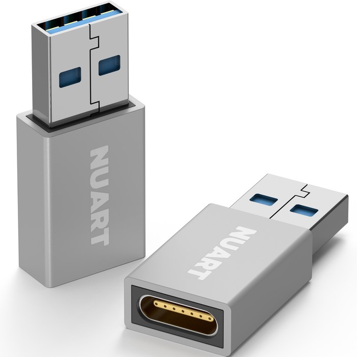 누아트 고출력 USB 3.0-C타입 PD/QC 변환 OTG 젠더