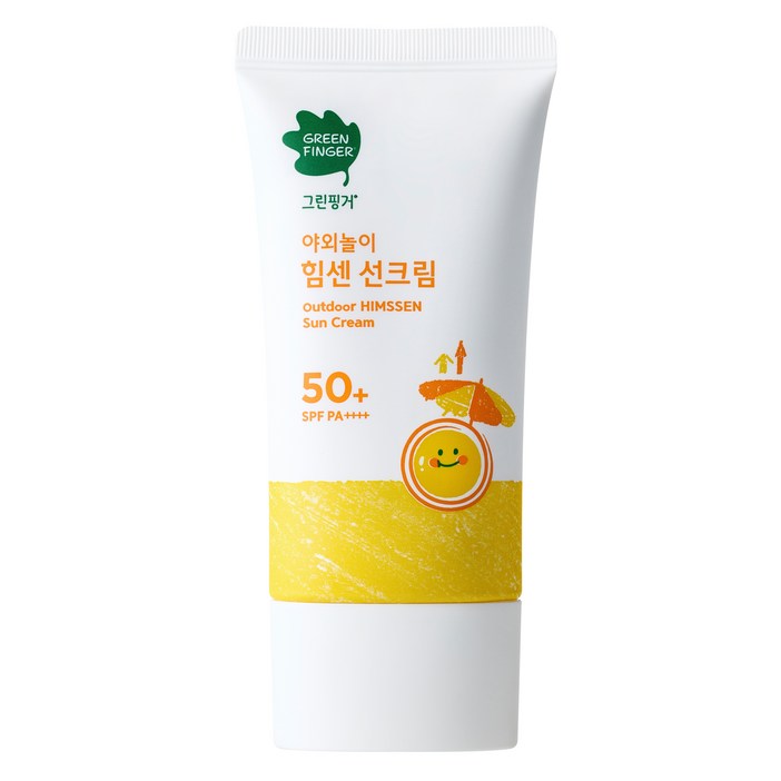 그린핑거 야외놀이 힘센 유아 선크림 SPF50 PA, 70ml, 1개