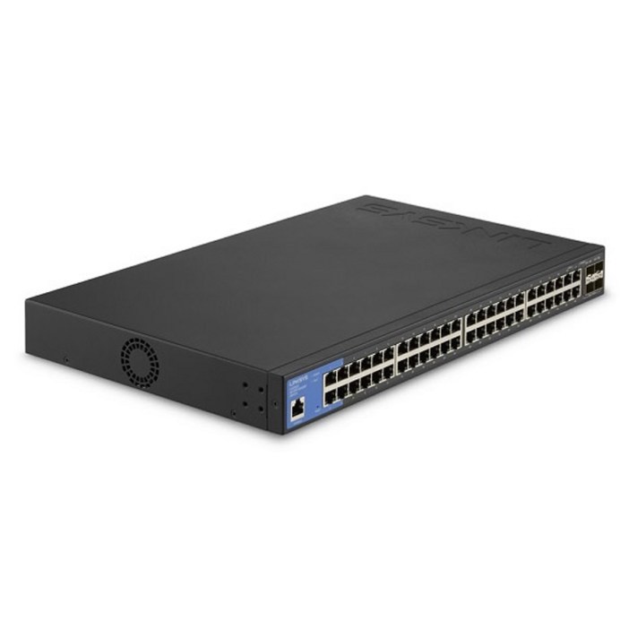 링크시스 48포트 1000Mbps 10G 4SFP 스위칭허브, LGS352C, 1개