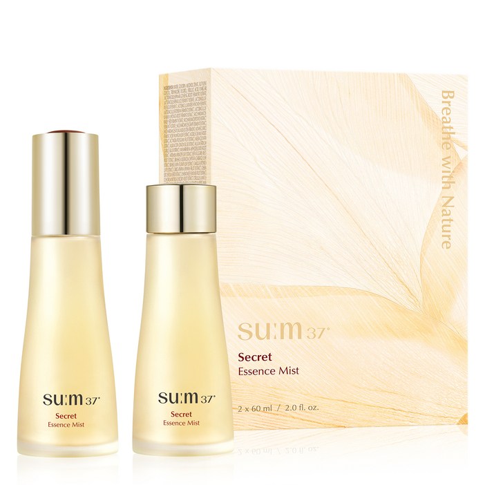 숨37도 시크릿 에센스 미스트  리필, 1세트, 60ml