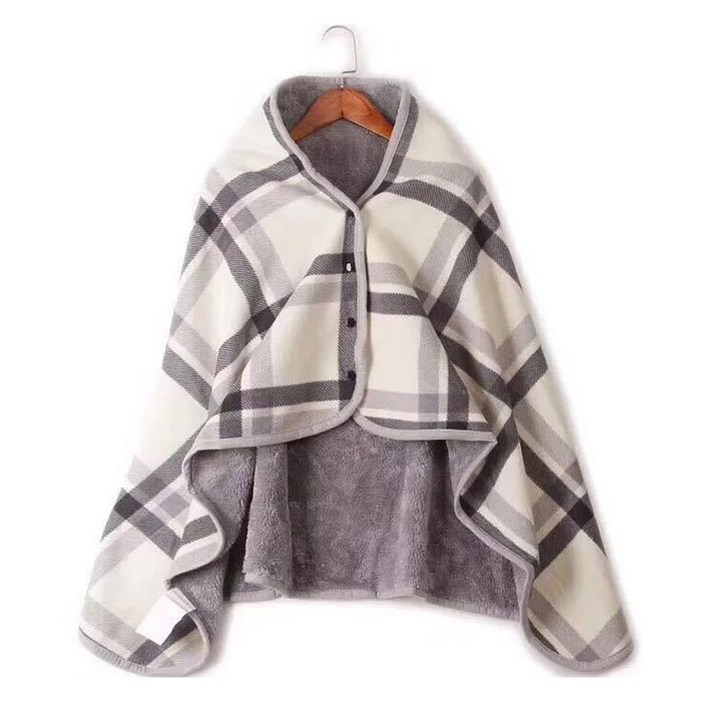 깨비다 똑딱이 극세사 망토 담요