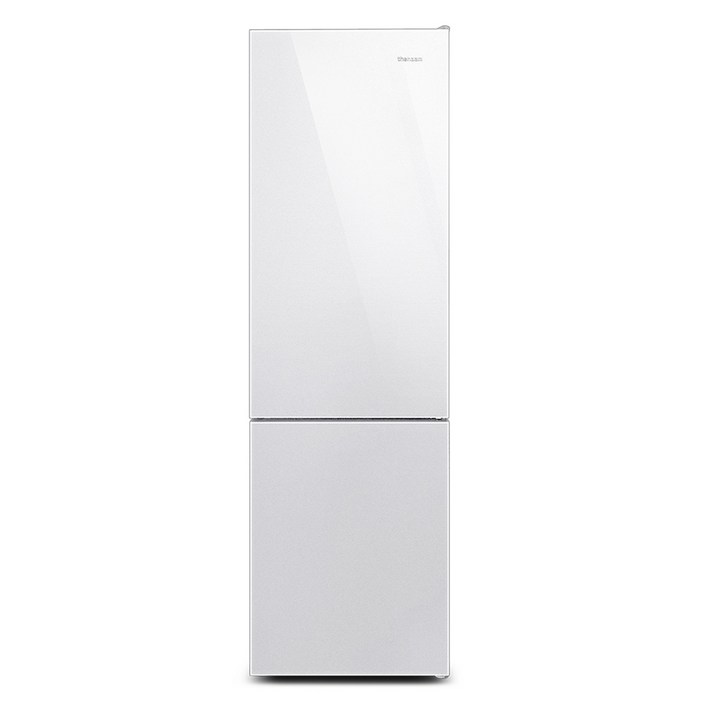 더함 소형 일반 글라스도어 262L 슬림 2도어 냉장고 방문설치, R262D1-GW1BM