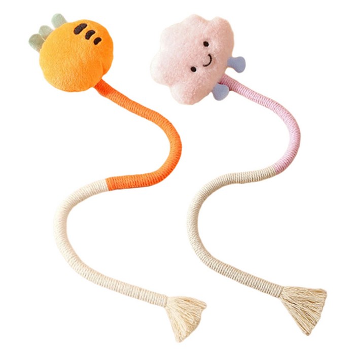 캣츠드림 고양이 까득까득 캣잎 치갈이 장난감 2종 세트 00152, 당근, 구름, 1세트