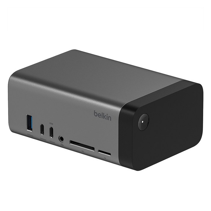 벨킨 connect USBC 11in1 프로 GaN 독 150W INC020qc, 실버그레이, 1개