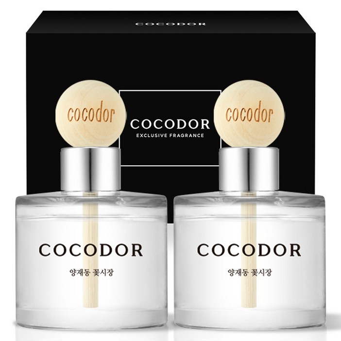 코코도르 우드볼 차량용 디퓨저 50ml 2개입
