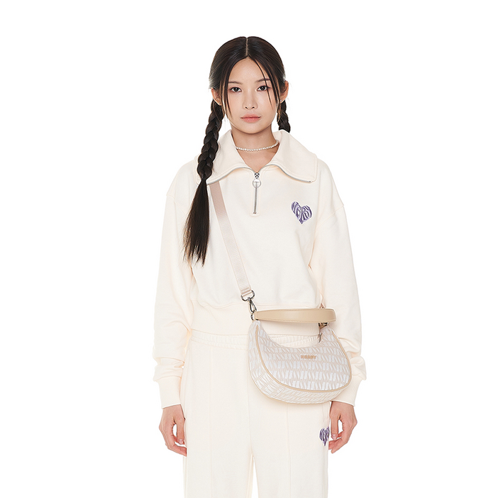 널디 우먼스 수플레 크롭 스웻셔츠