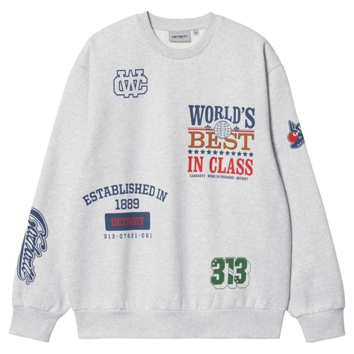 칼하트윕 남성용 WIP 멀티 월드 스웻셔츠