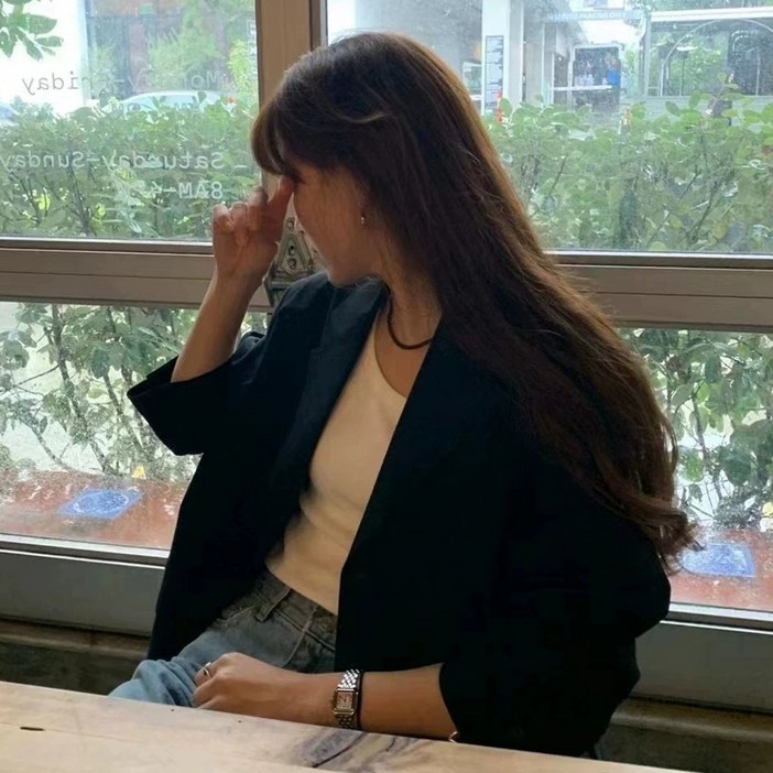 타니즈 여성용 밀키 베이직 싱글 캐주얼 자켓