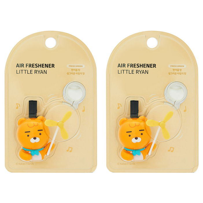 카카오프렌즈 바람개비 차량용 방향제 라이언