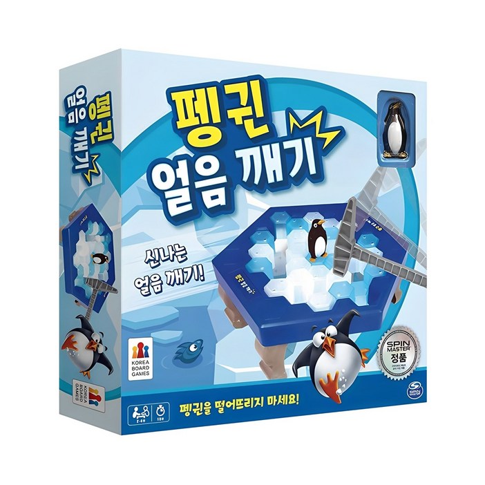 코리아보드게임즈 펭귄 얼음 깨기 균형잡기 게임