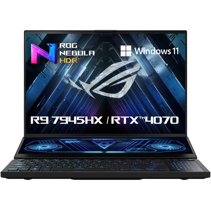 에이수스 ROG 제피러스 듀오 16 라이젠9 라이젠 7000 시리즈 지포스 RTX 4070, Black, 3TB, 32GB, WIN11 Home, GX650PI-NM021W