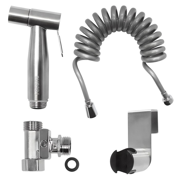 미리내 욕실청소 SUS 스프레이건  코일호스 3m 세트