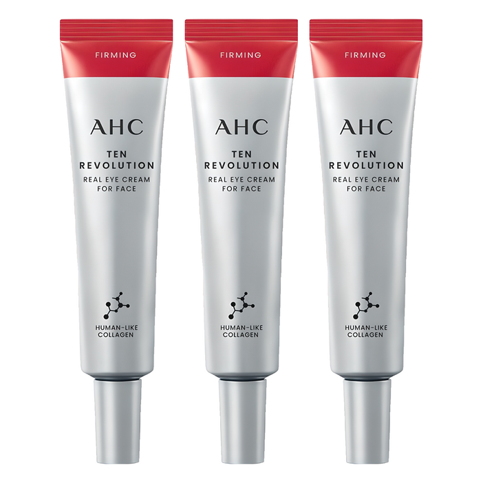 AHC 텐 레볼루션 리얼 아이크림 포 페이스, 35ml, 3개