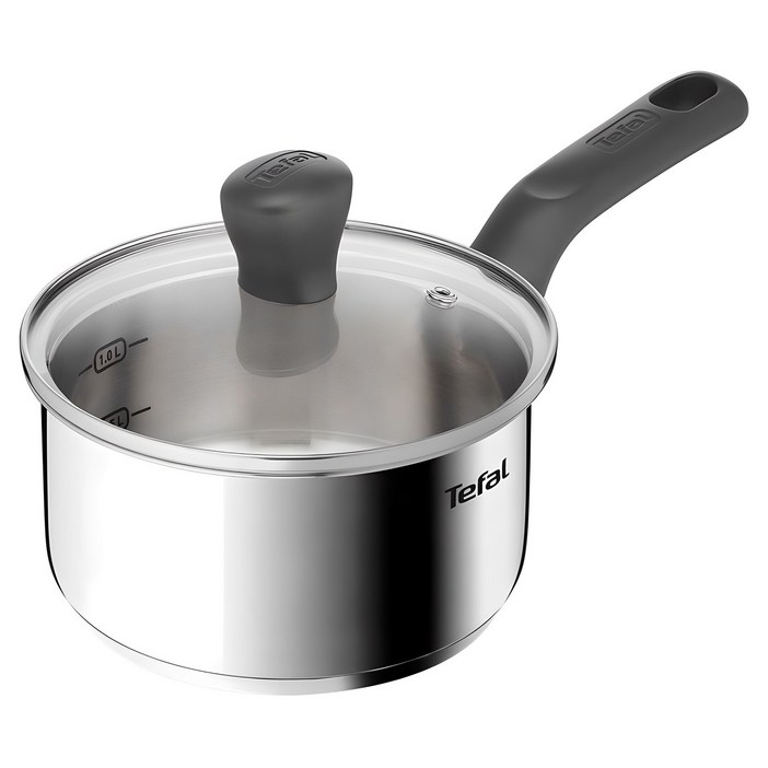 테팔 인덕션 이지쿡 편수냄비, 16cm, 실버, 1개