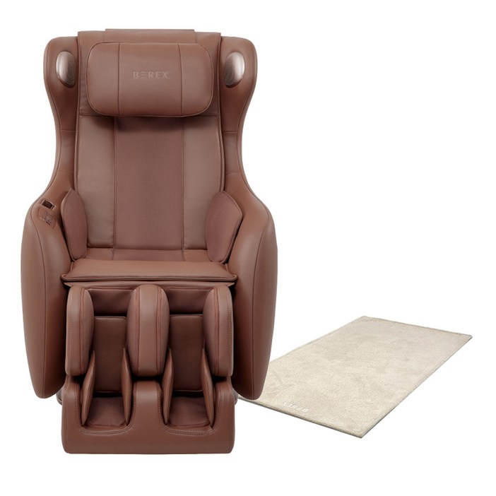 코웨이 비렉스 안마의자 마인플러스  러그 세트 방문설치, 로즈 브라운, MCB02