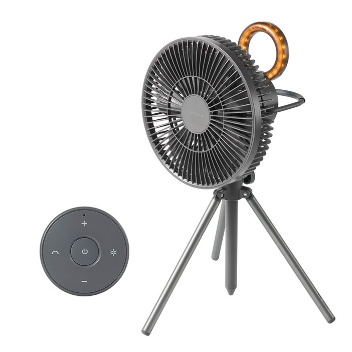 벤딕트 언템드 무선 LED 차박 캠핑 BLDC 더 블로우 서큘레이터, 단일상품, GREY