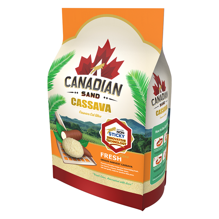 캐네디언샌드 카사바 고양이 모래, 11.8kg, 1개, 무향