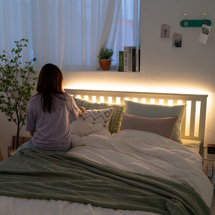 이즈휴 리모컨 침대헤드 간접조명 H1, 웜화이트 이즈휴 리모컨 침대헤드 간접조명 H1, 웜화이트