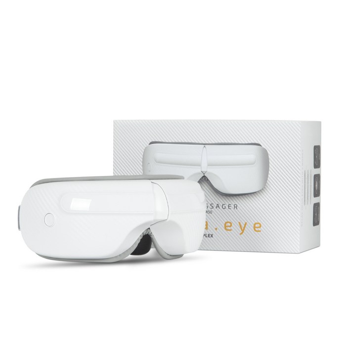 듀플렉스 쎄라아이 무선 온열 눈마사지기 DPEM50, DPEM50, WHITE