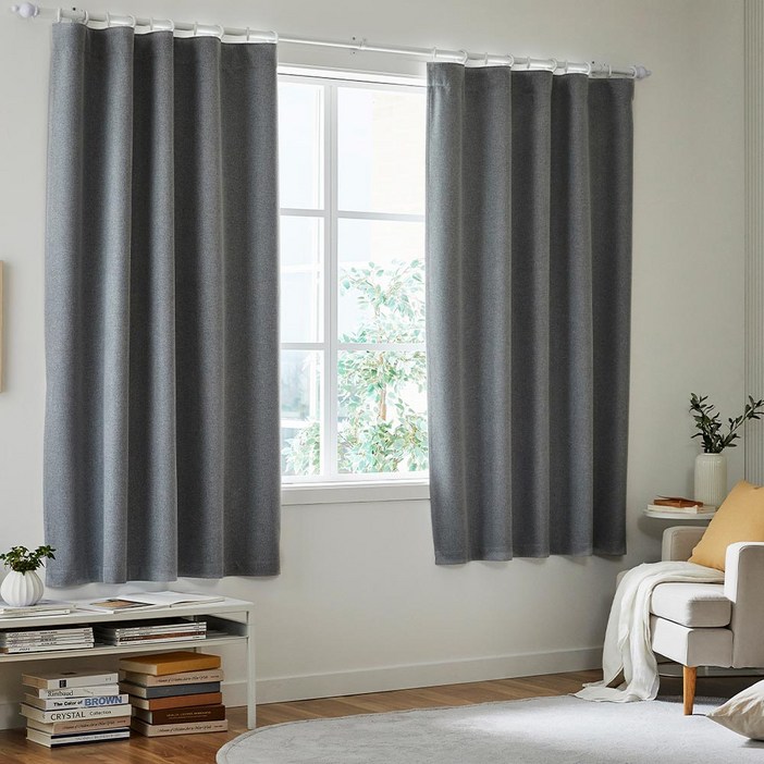 모던하우스 ON 높이조절 셀프맞춤 빛차단 99.9 암막커튼