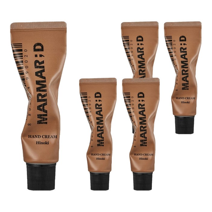 마르마르디 핸드크림 히노끼향, 50ml, 5개