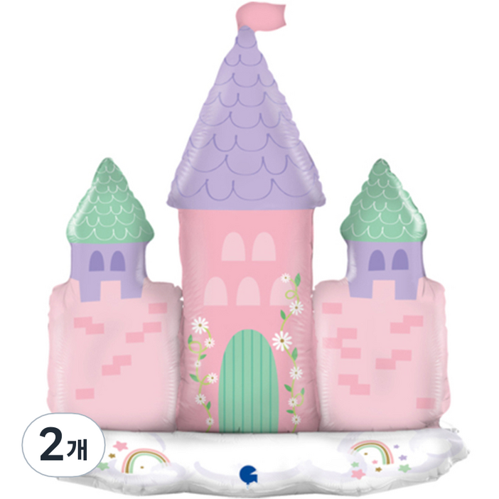 그라보 스탠딩 에어벌룬 매직캐슬 은박풍선
