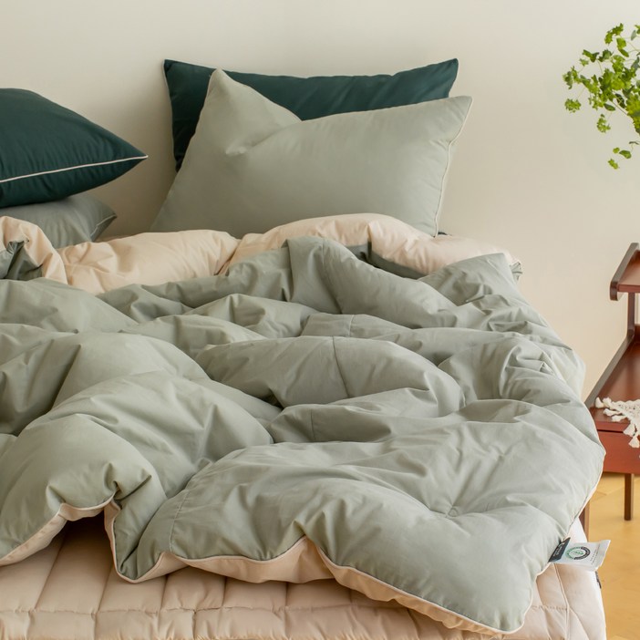 헬로우슬립 포옹 오가닉 순면 차렵이불 사계절용 세트