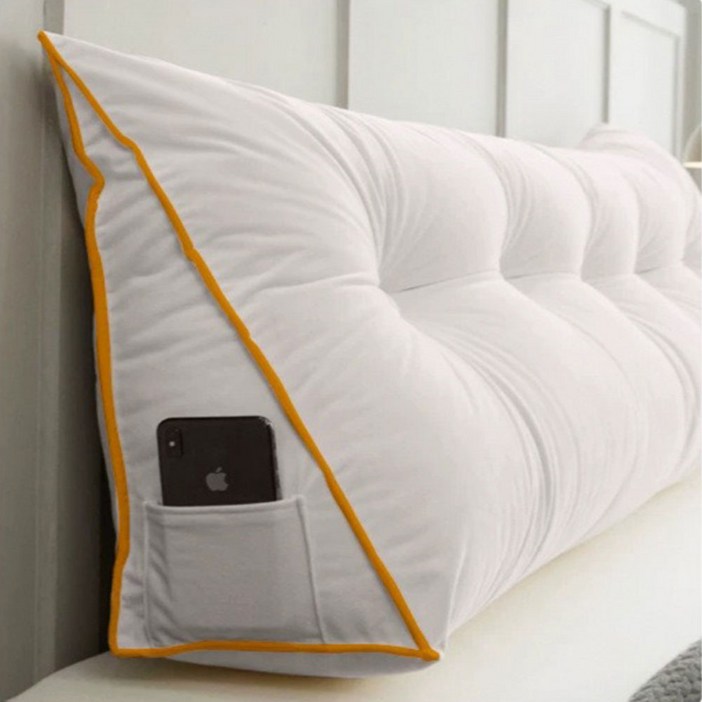 봄날애 부드러운 삼각형 침실 등받이 소파 쿠션