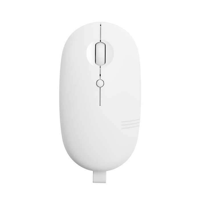 엑토 디자인 테일 저소음 USB 무선 마우스 AWM01, AWM01, 화이트