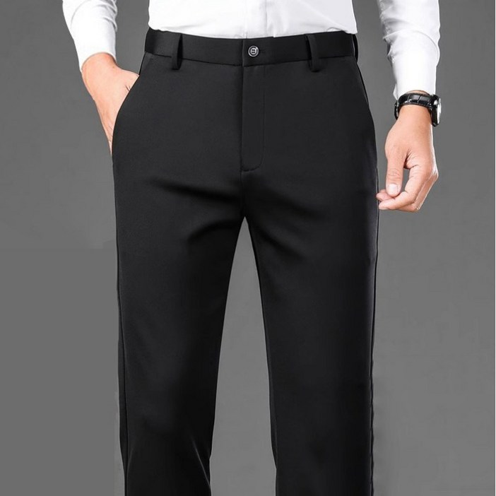 남성 프리미엄 슬랙스 고퀄리티 스트레치 정장바지 탄력 있는 남자 구김없는 바지