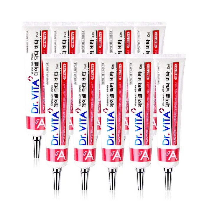 닥터비타 탄력 주름개선 레티놀 비타민 A 크림, 10개, 30ml
