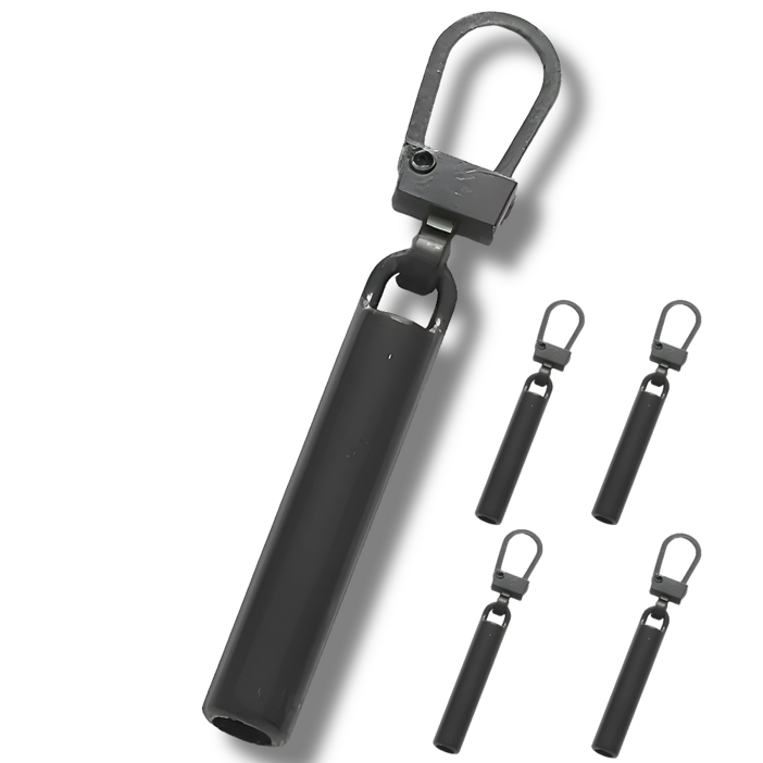 스윕스 지퍼 손잡이 고리 슬라이더 교체형4p, 1개, 블랙