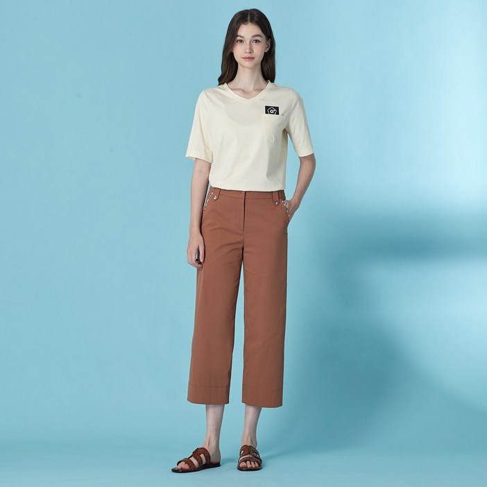 기비 20GIVY 패턴 포켓 와이드 팬츠 GY25M1FRA2787DK1040428