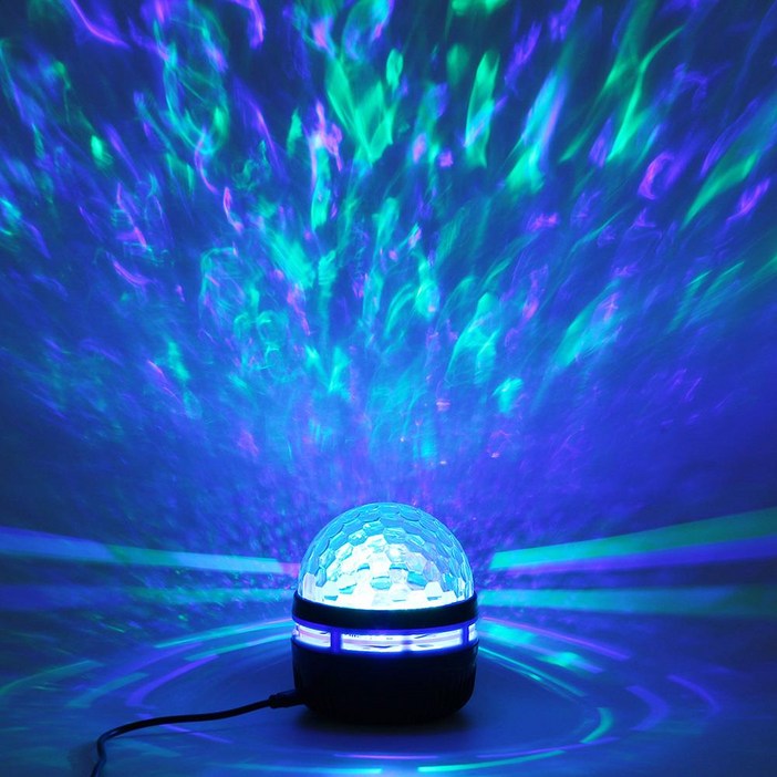 화사한 소리인식 노래방미러볼 미니 무드조명 홈카페