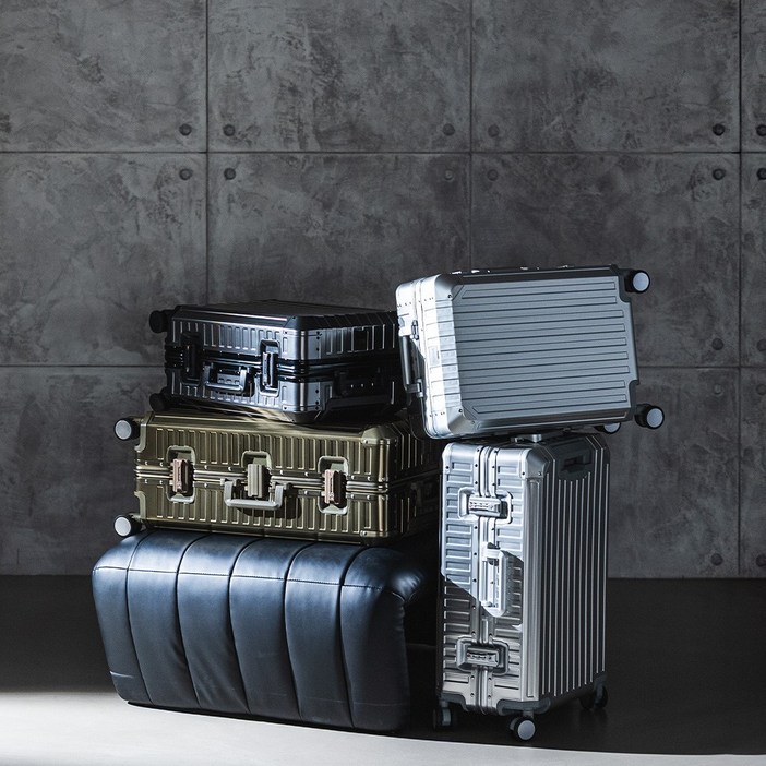 알벡스 티탄 알루미늄 캐리어 실버/그레이/블랙/골드 4컬러 20/24/26/29인치 여행용 캐리어 기내용 수하물 하드 캐리어 TSA락