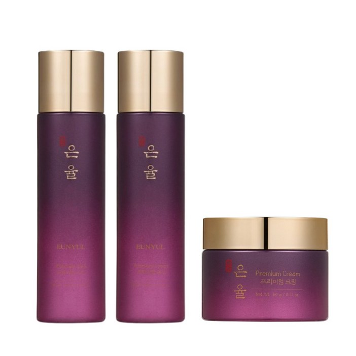 은율 프리미엄 한방 토너로션크림 3종세트, 1세트스킨150ml, 로션150ml, 크림60g, 5세트